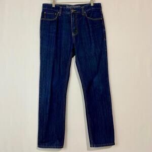 Ruff Hewn Men’s Classic Denim Slim Straight Jeans Blue Size 32 x 30 EUC Cotton